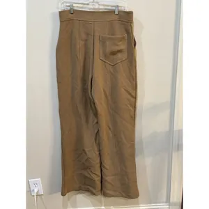 Parker Women's The Nima Wide-Leg Pants Camel Cognac Size 12‎ Career thumbnail 3