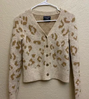 Abercrombie & fitch Leopard Print Cardigan thumbnail 1