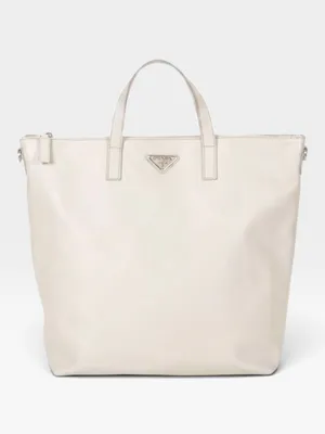 Prada White Saffiano Leather Large Tote Bag Purse WITH COA thumbnail 6