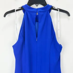 Lulus All About Dancing Royal Blue Halter Ruffled Mini Dress Party Large NWT thumbnail 10