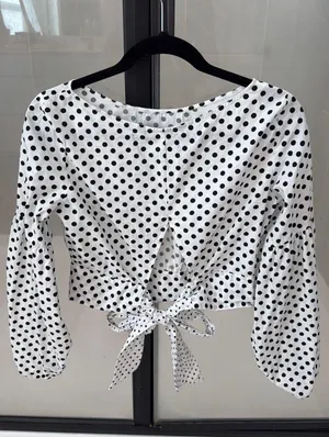 Zara Polka Dot Top thumbnail 4