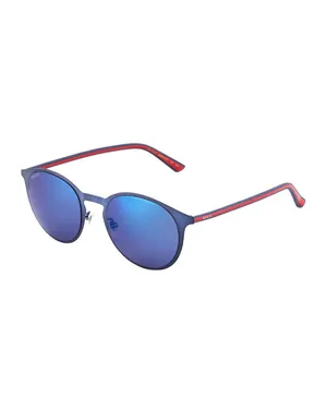 Gucci GG0504S-003 blue mirrored 52mm round unisex sunglasses thumbnail 2