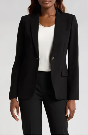 Classic Staple Blazer Theory $495 workwear summer designer formal event thumbnail 1