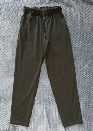 Lululemon‎ Women's Jogger Pants On The Fly Luxtreme Dark Olive Green Size 6 thumbnail 1