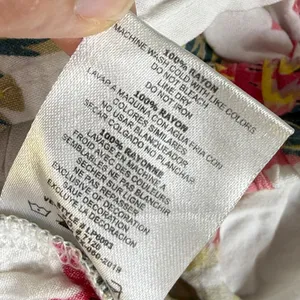 Salty Lemon Floral Wide‎ Leg Tulip Hem Pants White Pink Yellow Large Tropical thumbnail 10