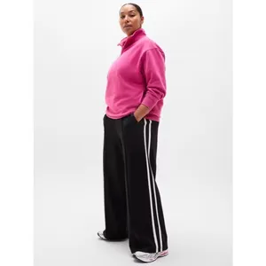 New Athleta S Forever Fleece 1/4 Zip Sweatshirt Jewel Pink Small thumbnail 4