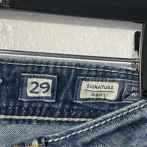 Miss Me Jeans Women Size 29W Low Rise Faded Signature Boot Cut Denim JS50108124 thumbnail 2