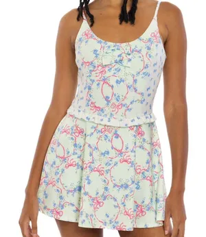 NWT Shabby Chic Loveshackfancy Style Athletic Mini Dress size Medium thumbnail 1