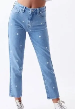 Daisy High Waisted Mom Jeans Size 26 thumbnail 1