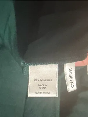New York & Company Emerald Green‎ V-Neck Blouse thumbnail 5