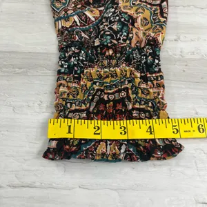 Wrangler Retro Smocked Western Print Lightweight Flowy Blouse Size XL thumbnail 11