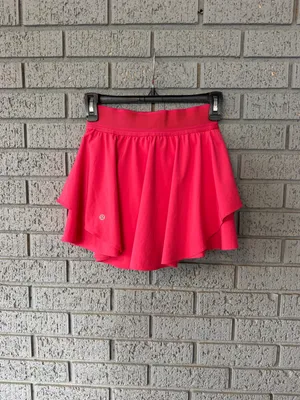 Lululemon Court Rival High-Rise Skirt Lip Gloss Pink Size 2 thumbnail 3