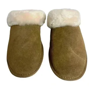 ASOS Design Unisex Sheepskin‎ Slippers Brown Size 7-8 Winter Casual thumbnail 4
