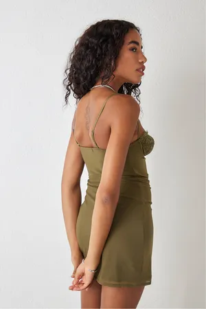 Urban Outfitters Green Corset Mini Dress thumbnail 3