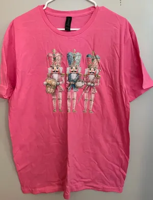 Nutcracker Heat Transfer on‎ Gildan T-Shirt NWOT Size L thumbnail 1