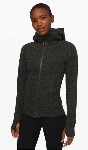 Lululemon Scuba Hoodie *Light Cotton Fleece Formation Camo Evergreen Multi thumbnail 1