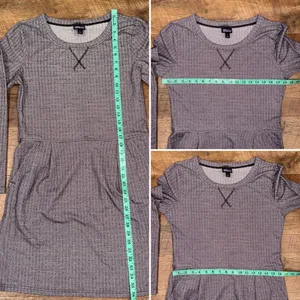 Patagonia Women’s Long Sleeve Dress | Gray Herringbone | Size Medium thumbnail 14