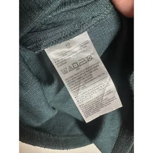 Banana Republic Womens XS Dark Green Ribbed V-Neck‎ Dolman Sleeve Knit Top thumbnail 6