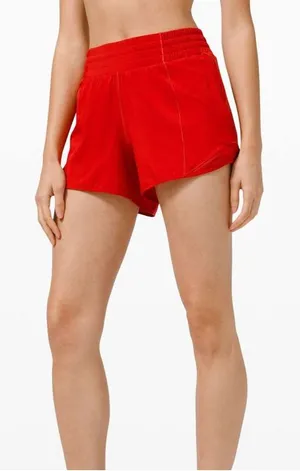 lululemon athletica Women's Athletic Shorts - Bold Red thumbnail 1