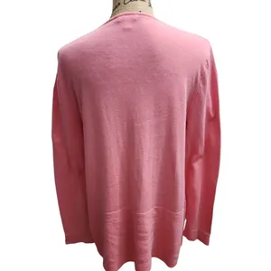 J. Jill‎ Soft Pink Long Sleeve Crewneck Sweater Cotton Blend Casual Comfort thumbnail 2