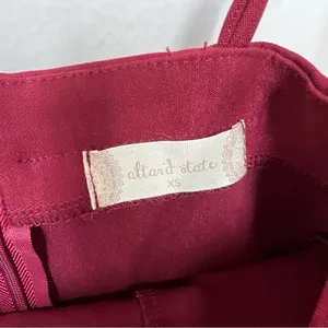 Altar’d State NWT Burgundy Spaghetti Strap Mini Dress Size XS thumbnail 6