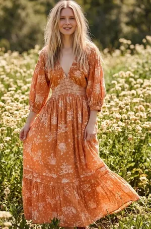 Free People Golden Hour Maxi Dress thumbnail 1