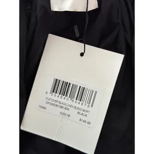 DISSH Fletcher Skirt Black Linen Blend Tiered Maxi NEW thumbnail 5