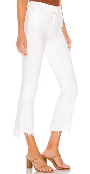 Mother Denim Women’s The Insider Crop Step Fray Jeans Fairest of Them All Sz 26 thumbnail 1