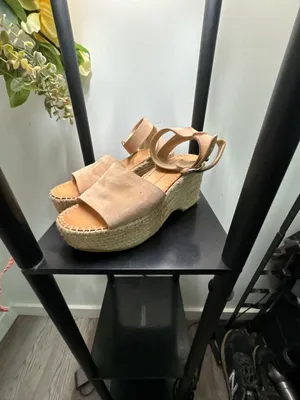 Dolce Vita Parle Suede Ankle Strap Wedge Espadrille Sandals thumbnail 3