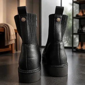 Kenneth Cole‎ Reaction Black Lambert Knit Sock Chelsea Boots Size 5.5 NWOB thumbnail 7