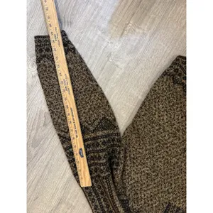 Alpaca Imports Brown Quarter Zip Alpaca Wool Blend Sweater Women's Medium thumbnail 8