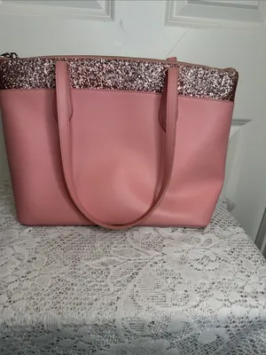 Kate Spade pink glitter trim shoulder bag thumbnail 2
