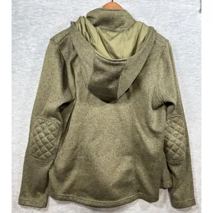 Eddie Bauer Olive Green Womens Hooded Full Zip Jacket Size‎ L Casual thumbnail 5