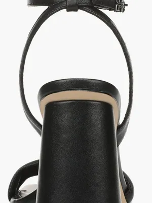 NEW $130 Sam Edelman Kia Block Heel Ankle Strap Sandal 9 M, BLACK thumbnail 5