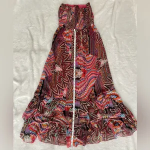 Fun & Flirt Bohemian Hi-Low Maxi Dress Size Medium. thumbnail 7
