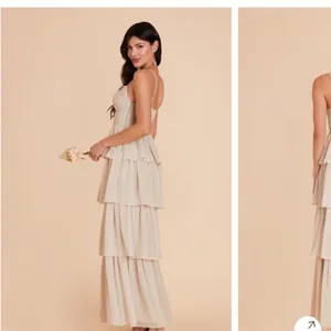 Birdy Grey Lola Dress Chiffon Classic Champagne size L thumbnail 3