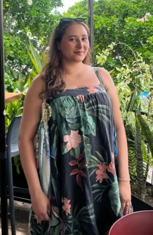 FARM RIO Midnight Macaw Fiesta Linen Blend Mini Dress Size XL thumbnail 1