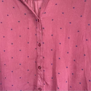 Stitch Fix 41 Hawthorn Red Dot High Low Button Down  •Medium thumbnail 5