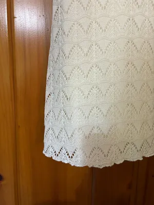 Kirious white crochet mini dress thumbnail 3