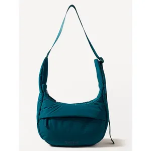 New Athleta All About Small Crossbody Hobo Bag Coastal Teal thumbnail 2