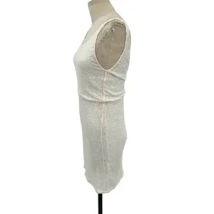Alice‎ + Olivia Mini Dress Sleeveless Bodycon Sequin Beaded Silk White Size 2 thumbnail 5