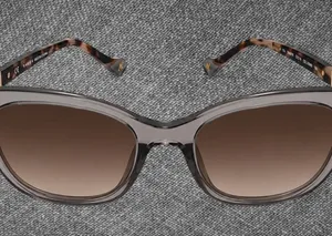 Yalea SYA078 Brown Gradient Cat Eye Sunglasses thumbnail 1