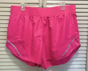 AVIA Shorts Women Running Active Gym Sport Pull On Size XL Lined Hot Pink Logo‎ thumbnail 1