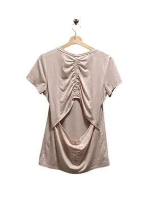 Athleta Enchore Backless Workout Shirt Pink Size M Gym Yoga Athletic Casual Cute thumbnail 3