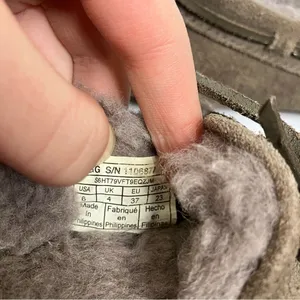 UGG Dakota slippers taupe women’s size 6 house‎ shoes casual shearling lined thumbnail 10