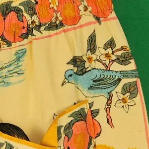 Urban Outfitters Womens Paradise Print High Waisted Longline‎ Shorts Small thumbnail 4
