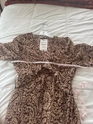 New Zara lightweight ruffled dress size XS thumbnail 7