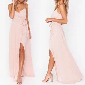 Show Me Your Mumu New Liz Maxi Bridesmaid Dress Dusty Blush Pink Size Medium thumbnail 2
