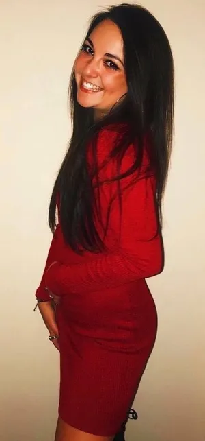 Red Long Sleeve Mini Dress With Zipper thumbnail 2