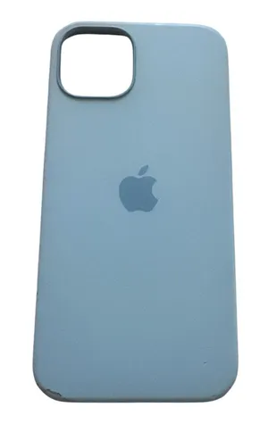 Apple iPhone 15 or 13 Blue Silicone Case with MagSafe thumbnail 1